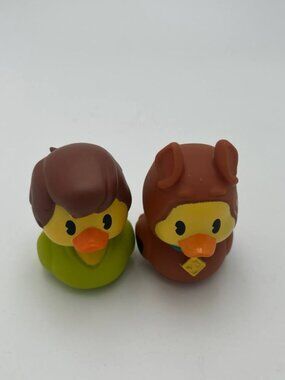 Scooby-Doo Shaggy Duckalooz Rubber Ducks Just Play Warner Bros Lot of 2